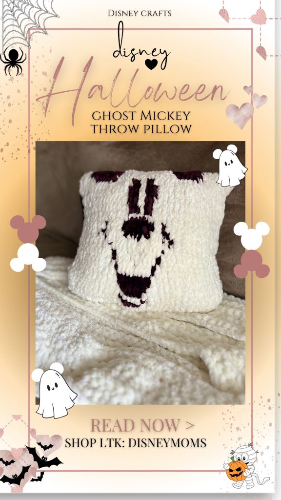 Disney Halloween Crafts Throw Pillow