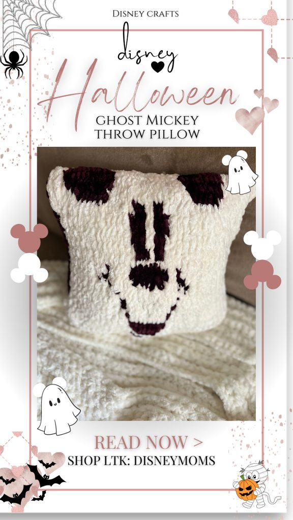 Disney Halloween Crafts Throw Pillow